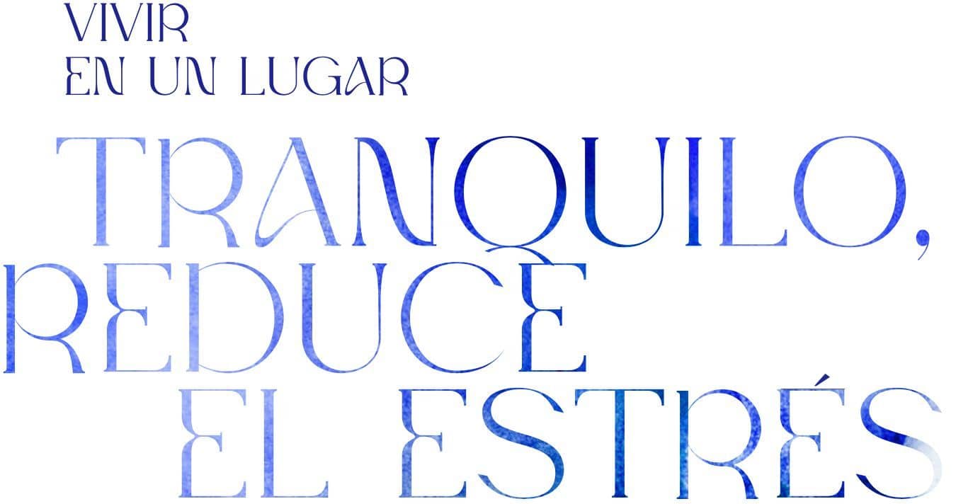 Vivir en un lugar tranquilo, reduce el estrés